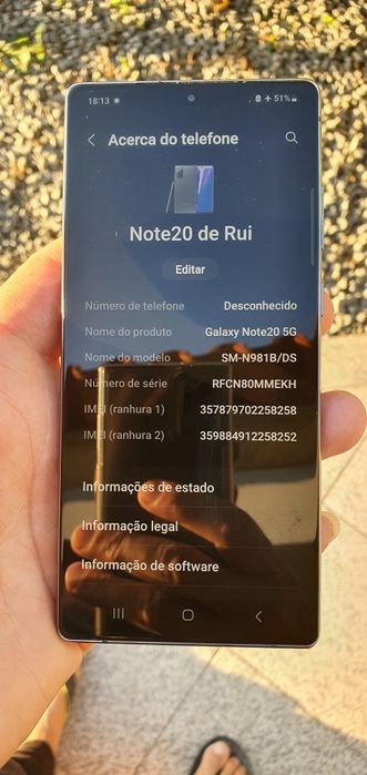 Samsung Note 20 5g 256gb