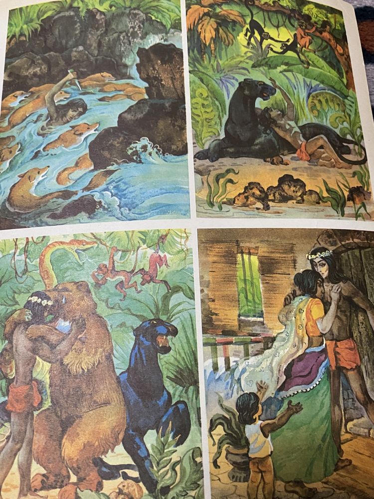 Маугли книга с иллюстрациями