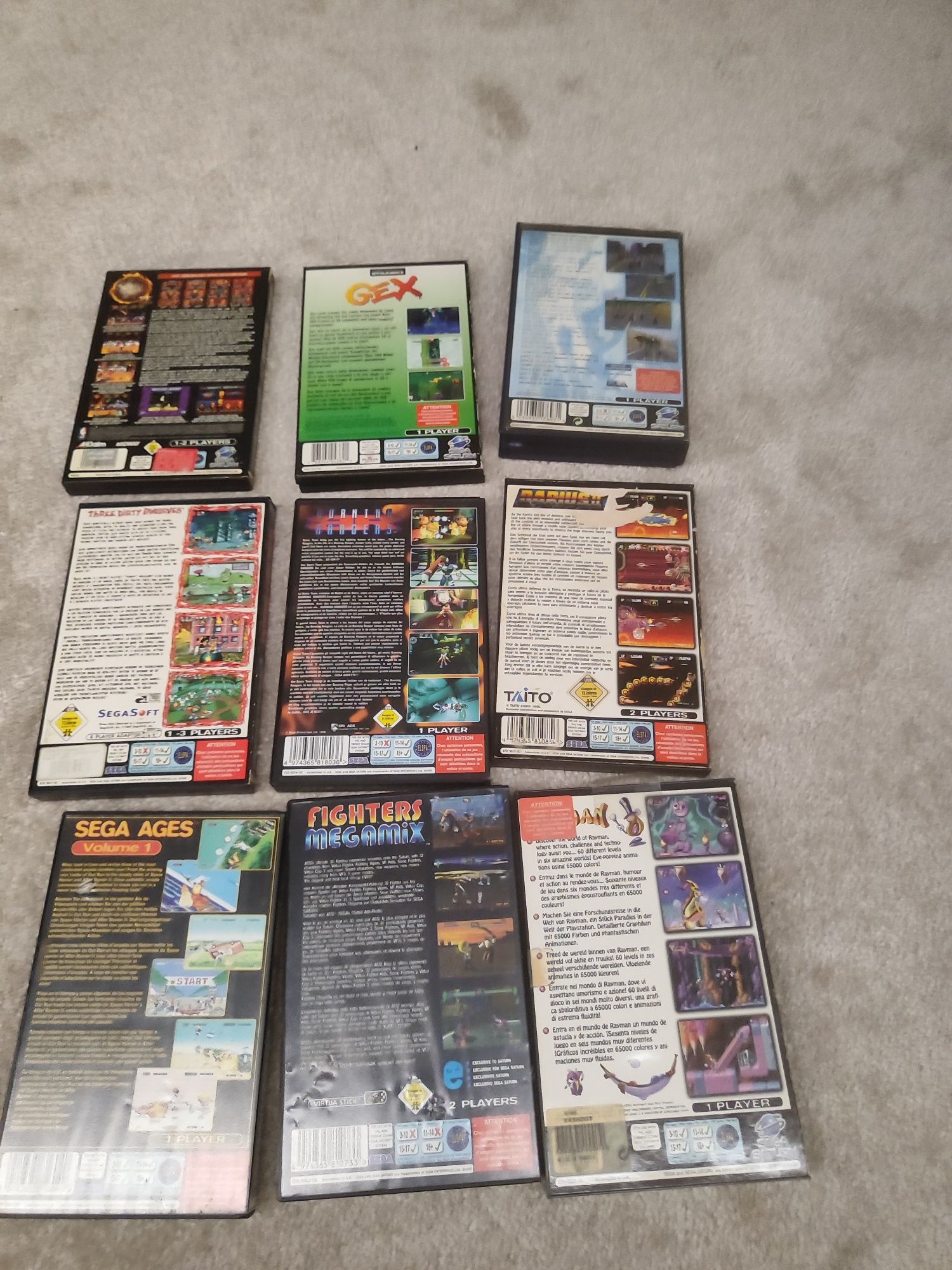 Jogos Sega Saturn