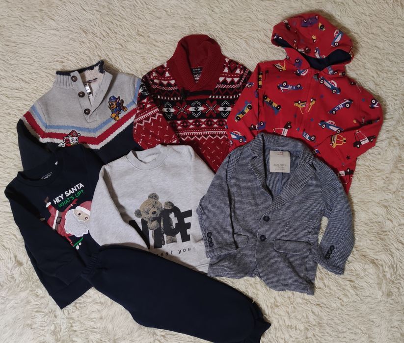 Великий пакет речей на хлопчика осінь/зима (98-104 рр)