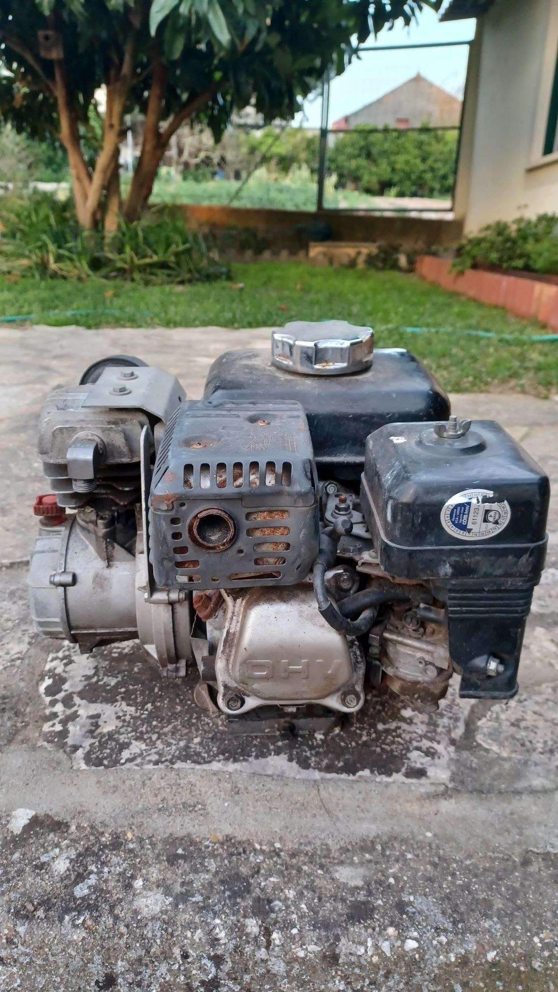 Motor compressor a gasolina