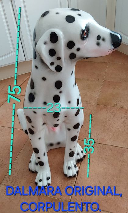 CÃO DALMATA,LOIÇA ORIGINAL BARCELOS,COLEÇÃO.Casa,Quarto,Sala,Garagem.