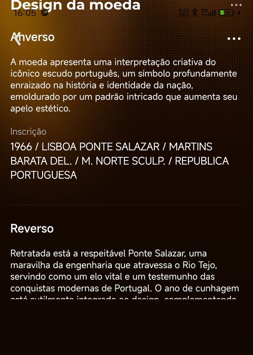 Moedas antigas Portugal