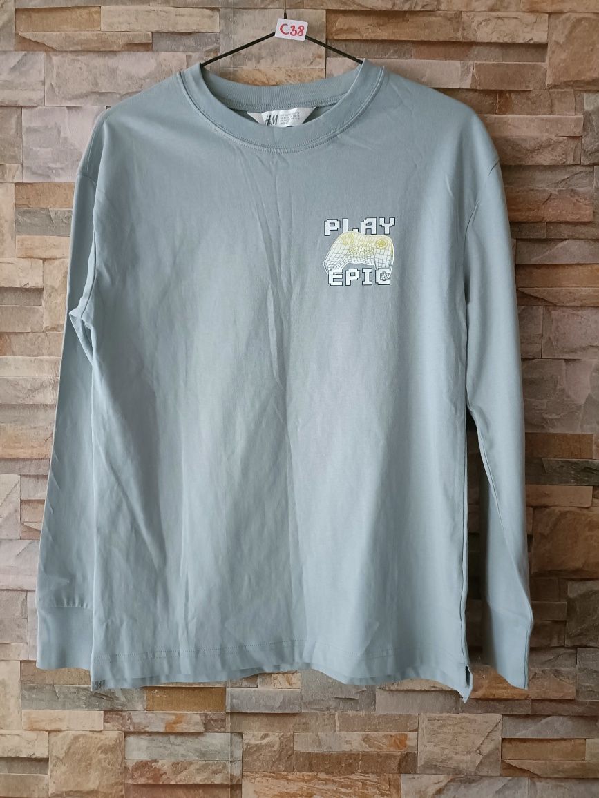 Młodzieżowa bluzka z długim rękawem rozmiar 146/152 . H&M