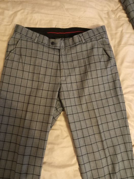 Garnitur męski w kratę 170/50