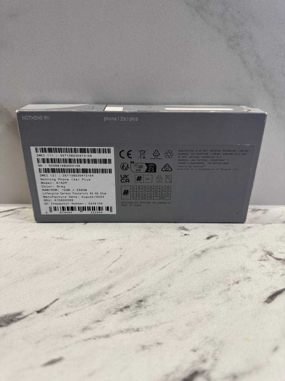 Nowy Nothing Phone (2a) Plus 12/256GB Szary