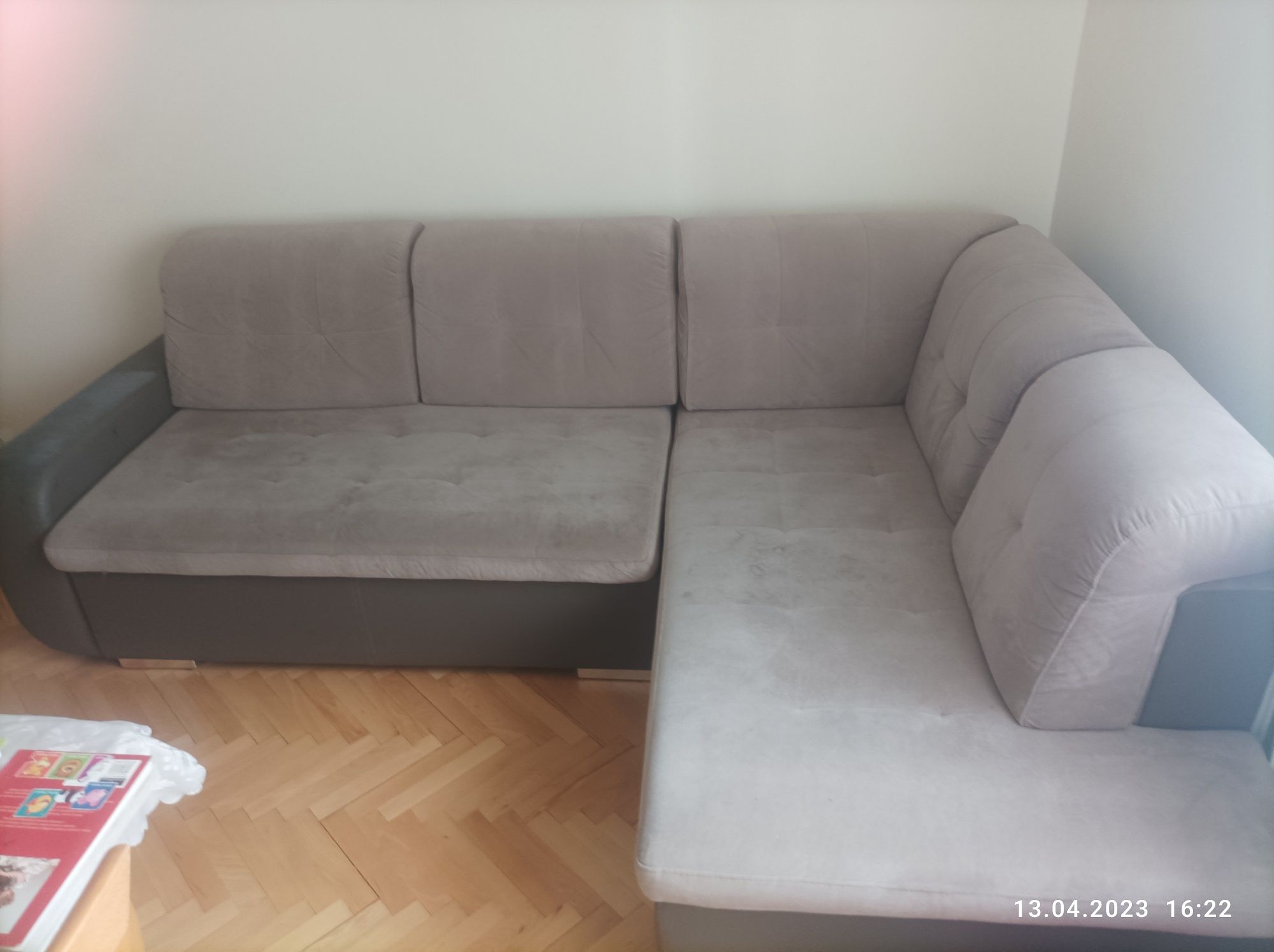 Narożnik tapicerowany materac gąbkowy select