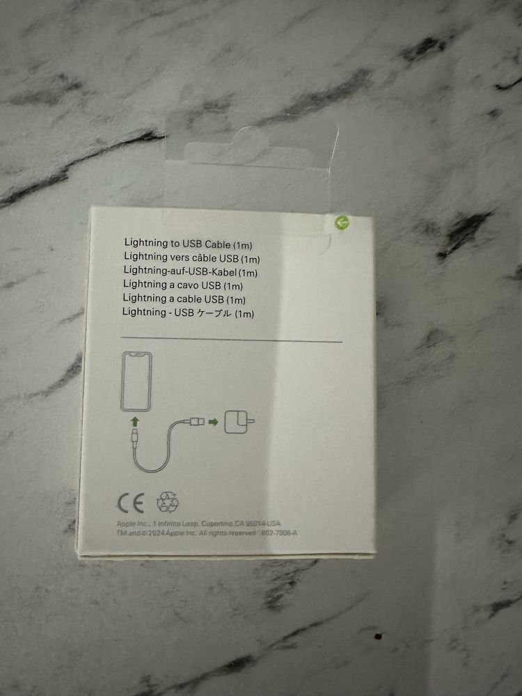 Usb lightning зарядка провод кабель новый