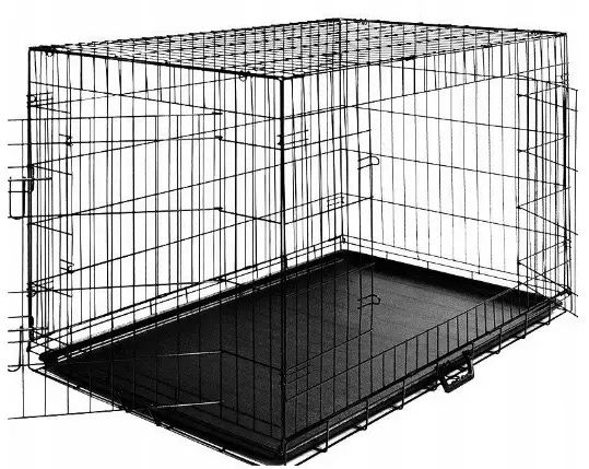 Велика клітка для собак 122*76*83 см
