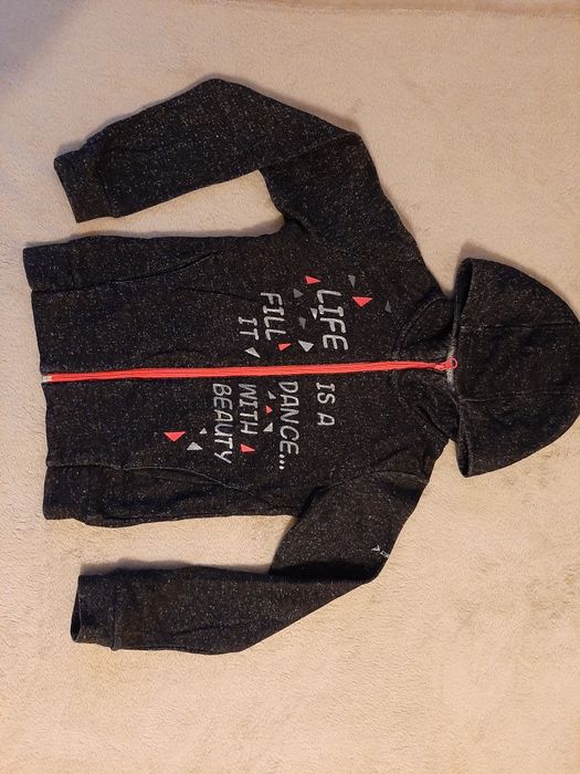 Кофта, олімпійка, зіпка на дівч., Demix, 134см, 9-10р., хороший стан