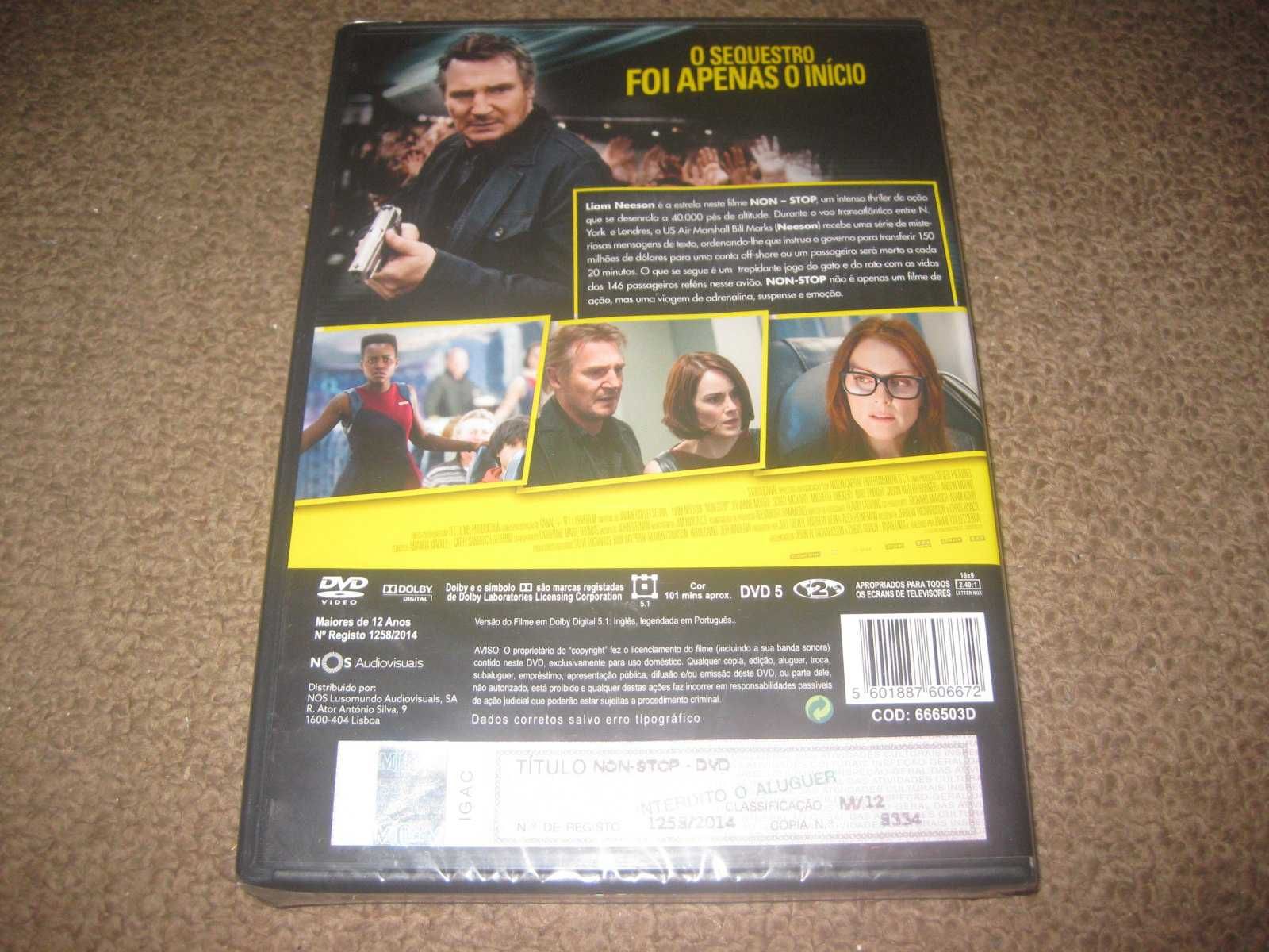 DVD "Non-Stop" com Liam Neeson/Selado!