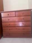 Comoda / Mesa de cabeceira / Cama casal + colchão