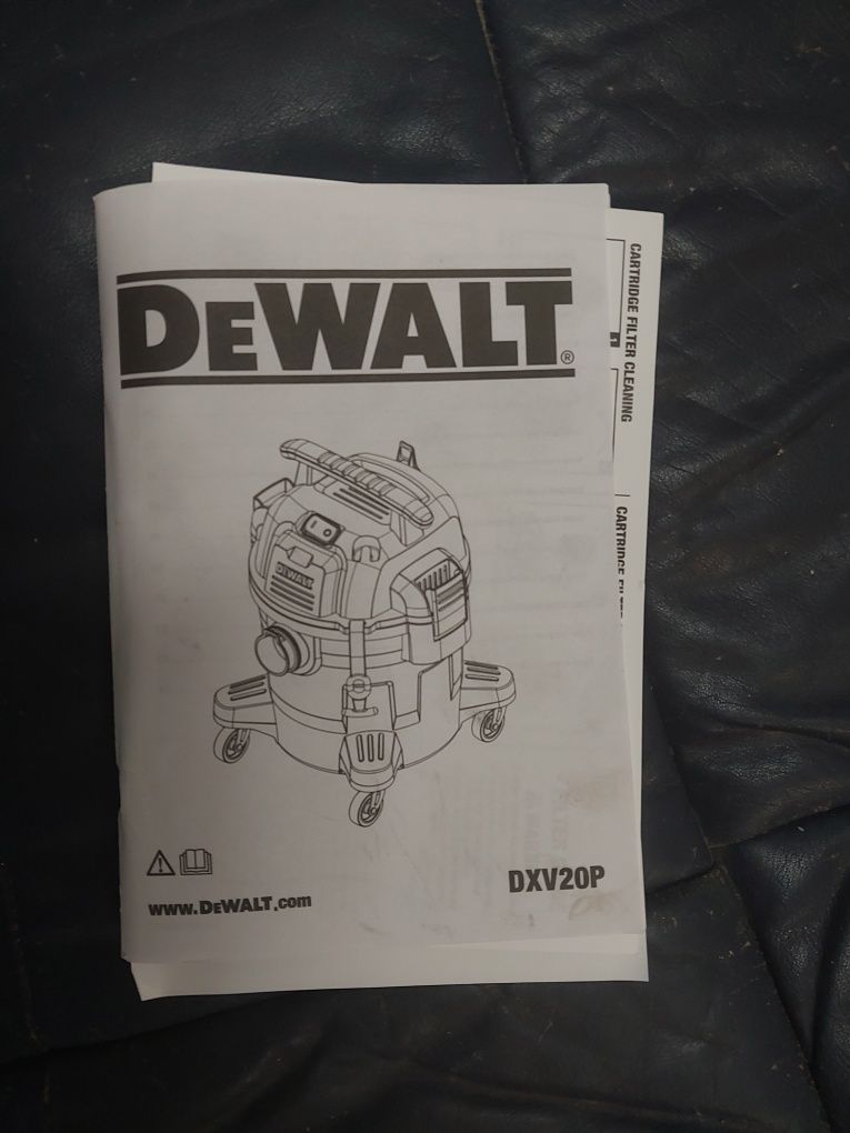 Odkurzacz dewalt dxv 20 p przemysłowy.