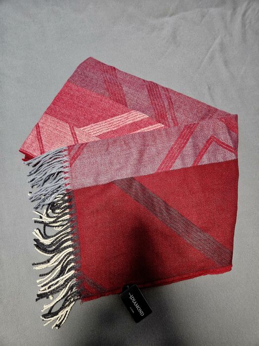Miekki Szal szalik czerwony bordowy