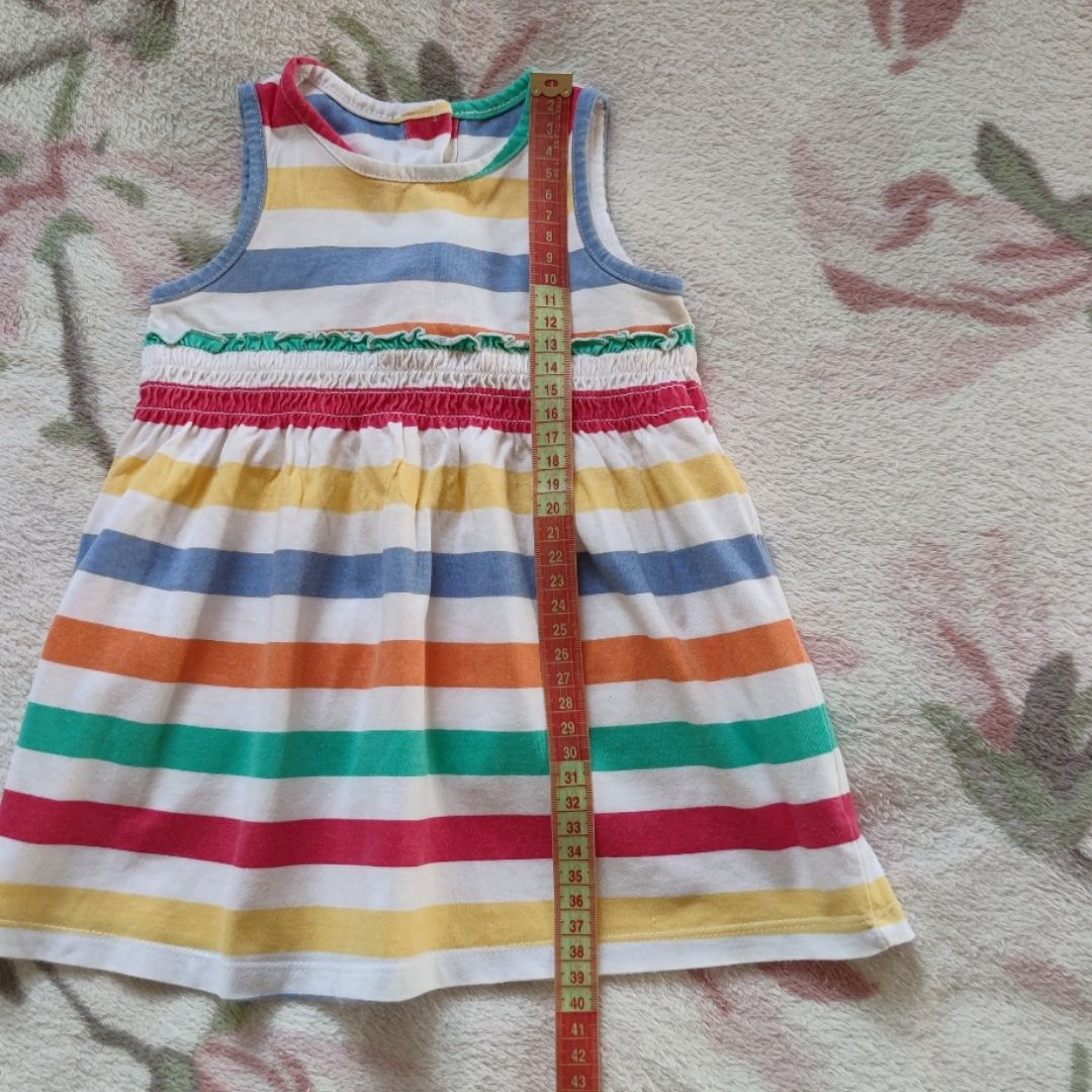 Радужное платье для малышки