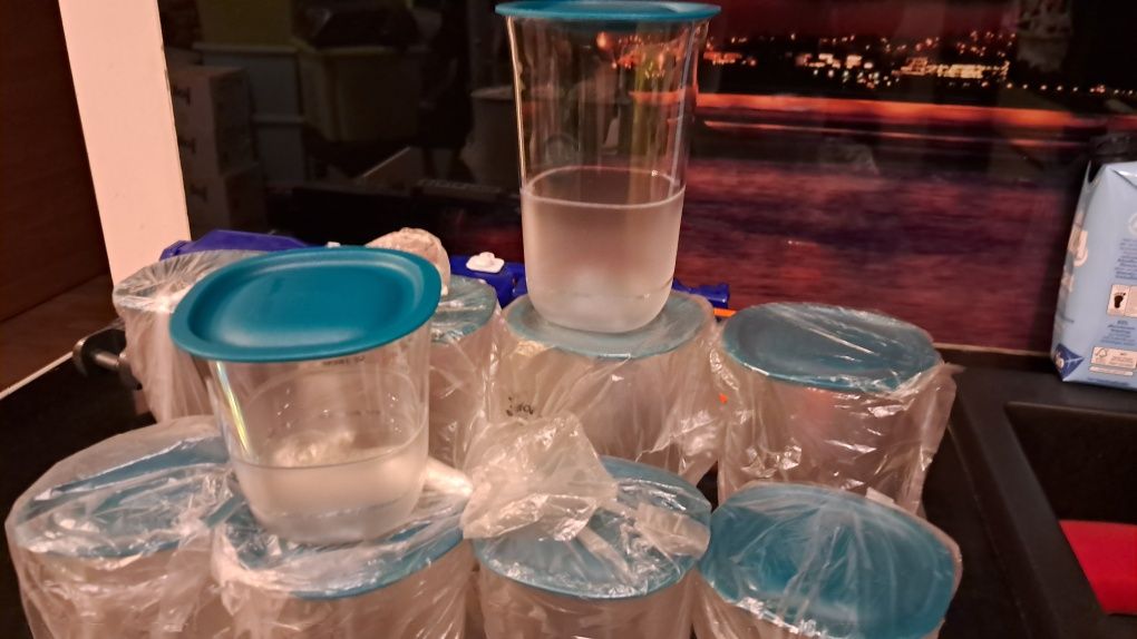 Szklaneczki z poliwęglanu tupperware odsprzedam