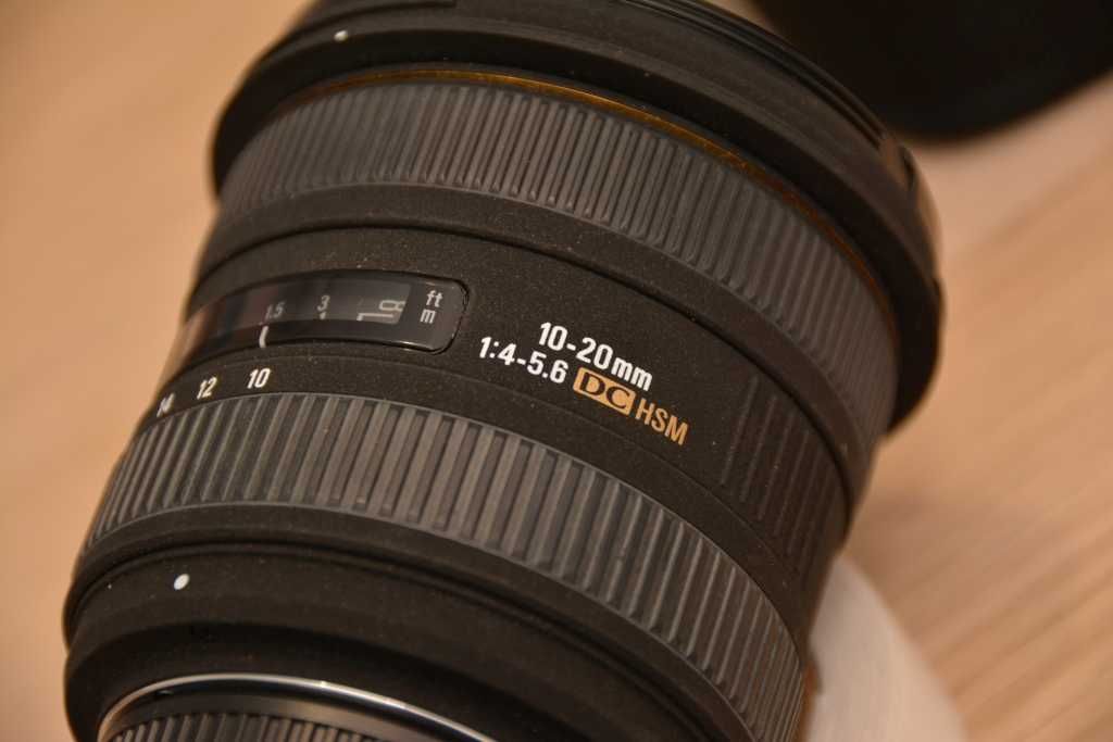 Obiektyw Sigma 10-20 1:4,5-6 DC HSM Nikon