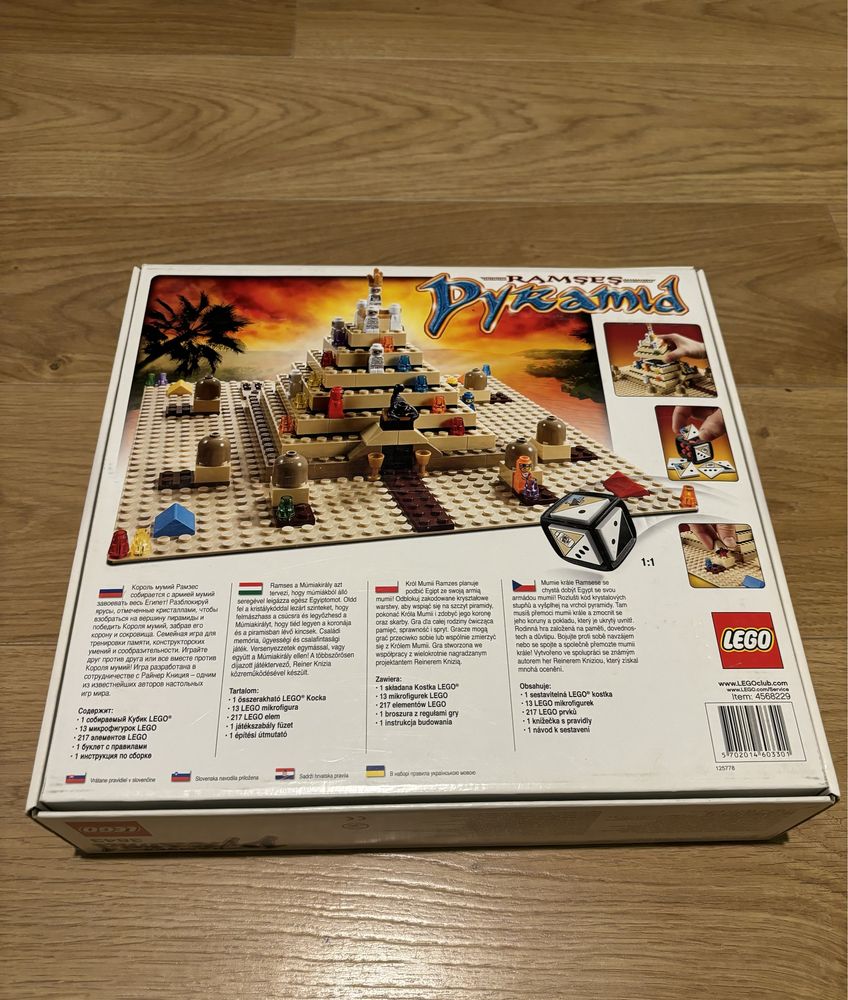 Lego 3843 Piramida Ramzesa gra planszowa