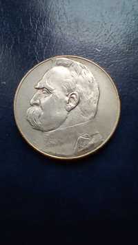 Stare monety 5 złotych 1934 Piłsudski 2RP srebro