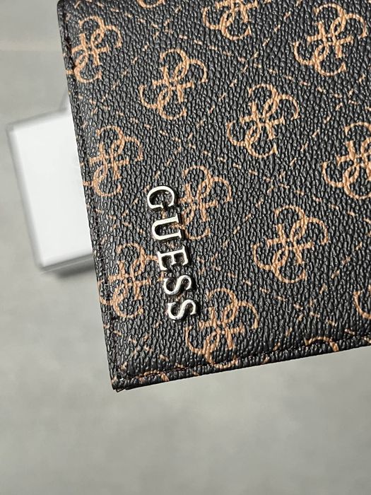 Мужской Кошелек Guess монограм / Подарок для мужчинкошелек
