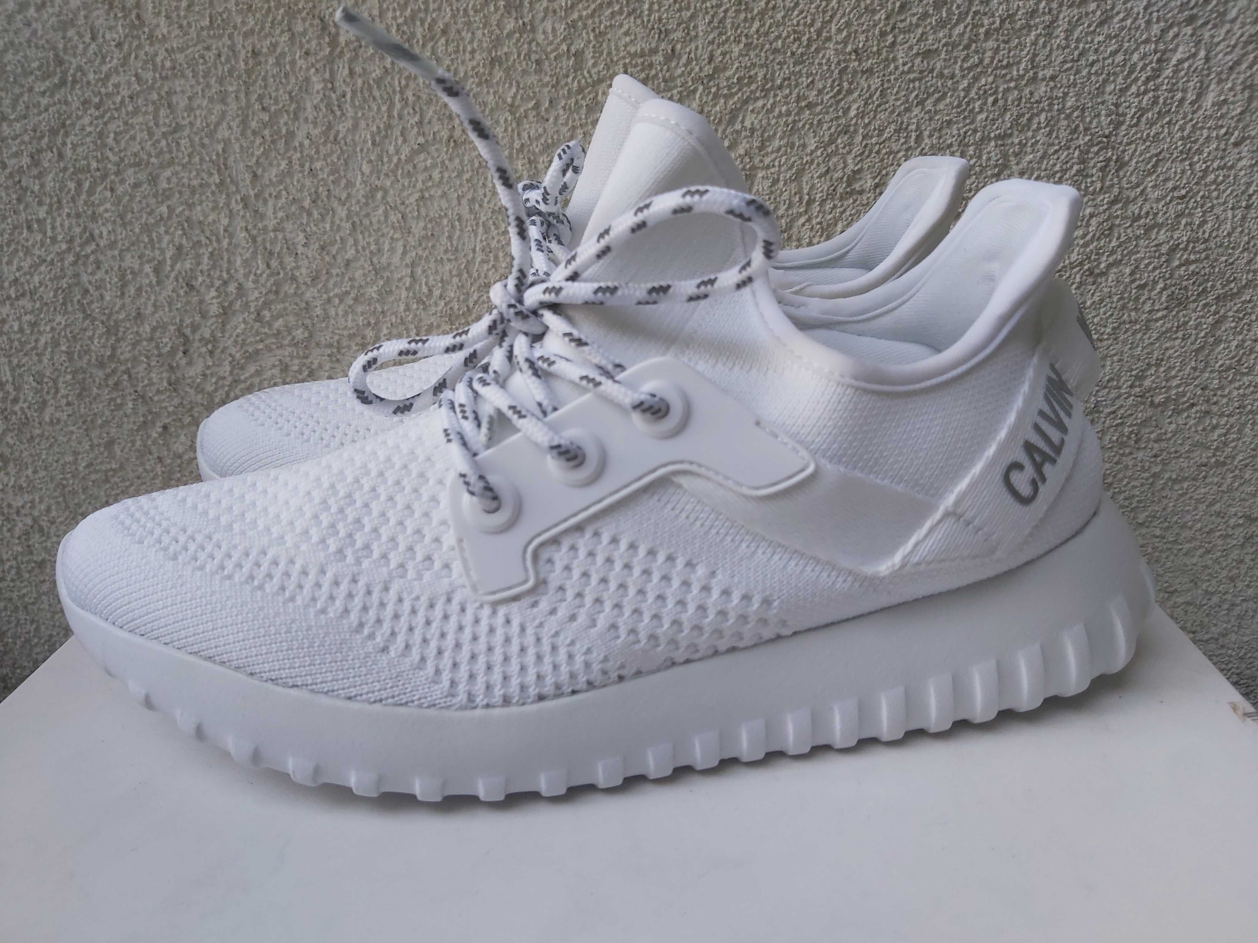 Nowe oryginalne sneakersy tenisówki Calvin KLEIN białe 37m ronette