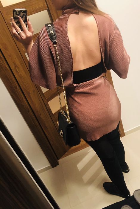 boho koszulowa koronka tiul haft Asos maxi długa kwiaty hisZpanka