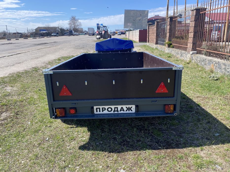 ПРОДАЖ Новий Фанерний Двухвісний причіп в наявності!!!2.5-3.0м