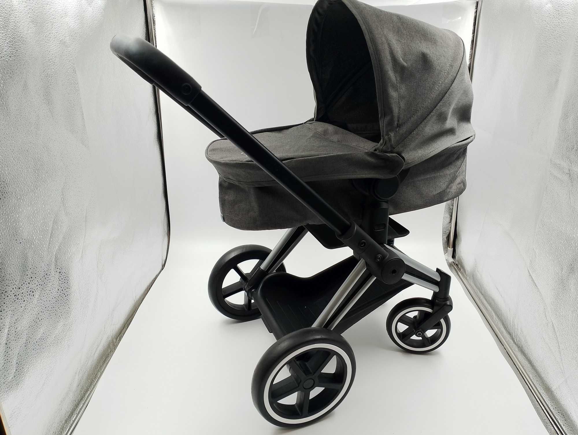 Wózek dla lalek Cybex Priam 3w1 lalki do 42cm / OUTLET Używany