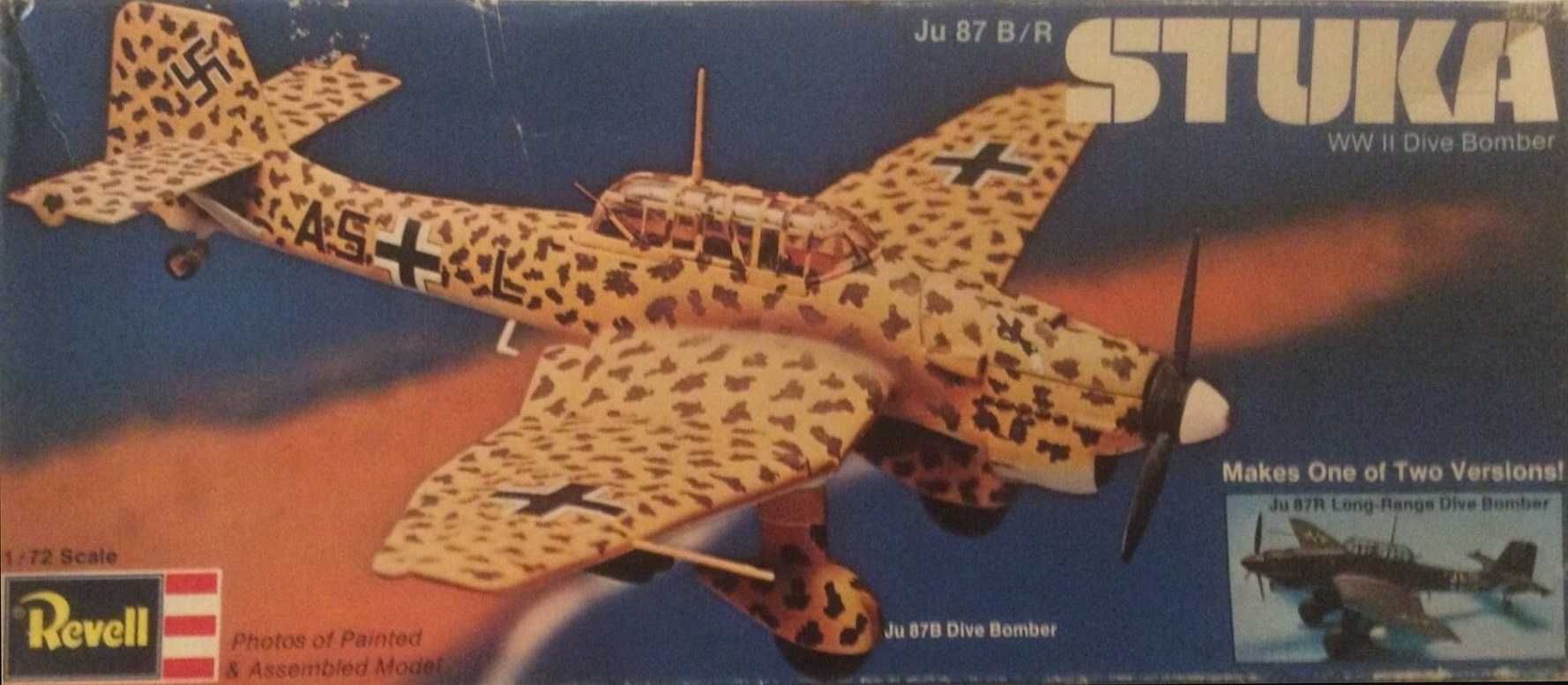Сборная пластиковая модель самолета Ju-87 B/R STUKA от Revell (1:72)