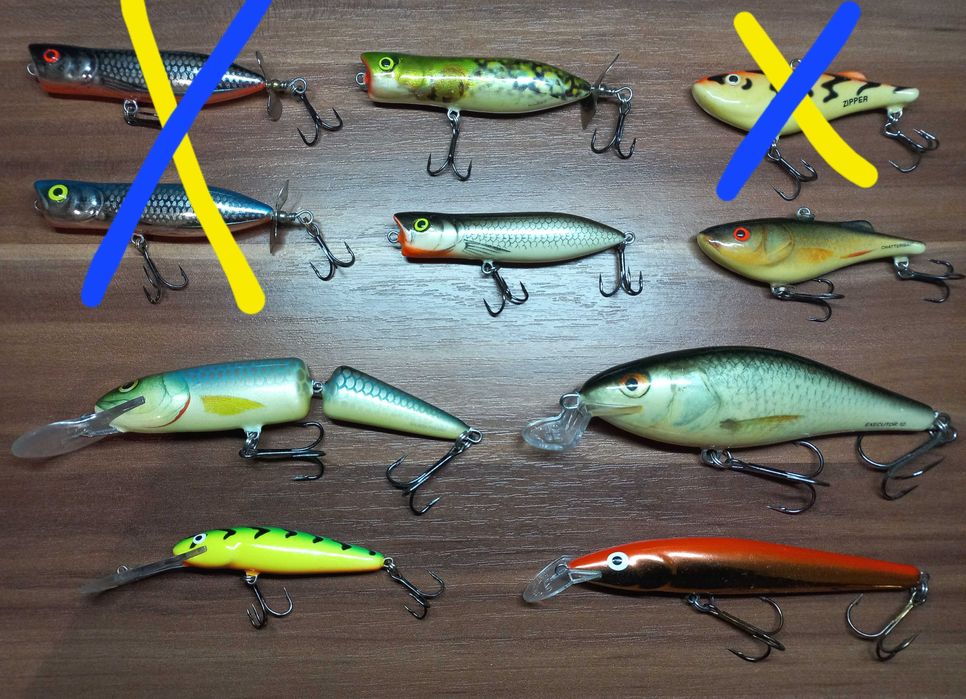 Woblery Salmo Executor Minnow Butcher Frisky Hornet inne