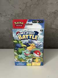 Zestaw kart Pokemon TCG: My First Battle, oryginal, nowe