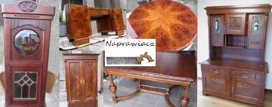 Renowacja antyków mebli PRL zegarów Białystok