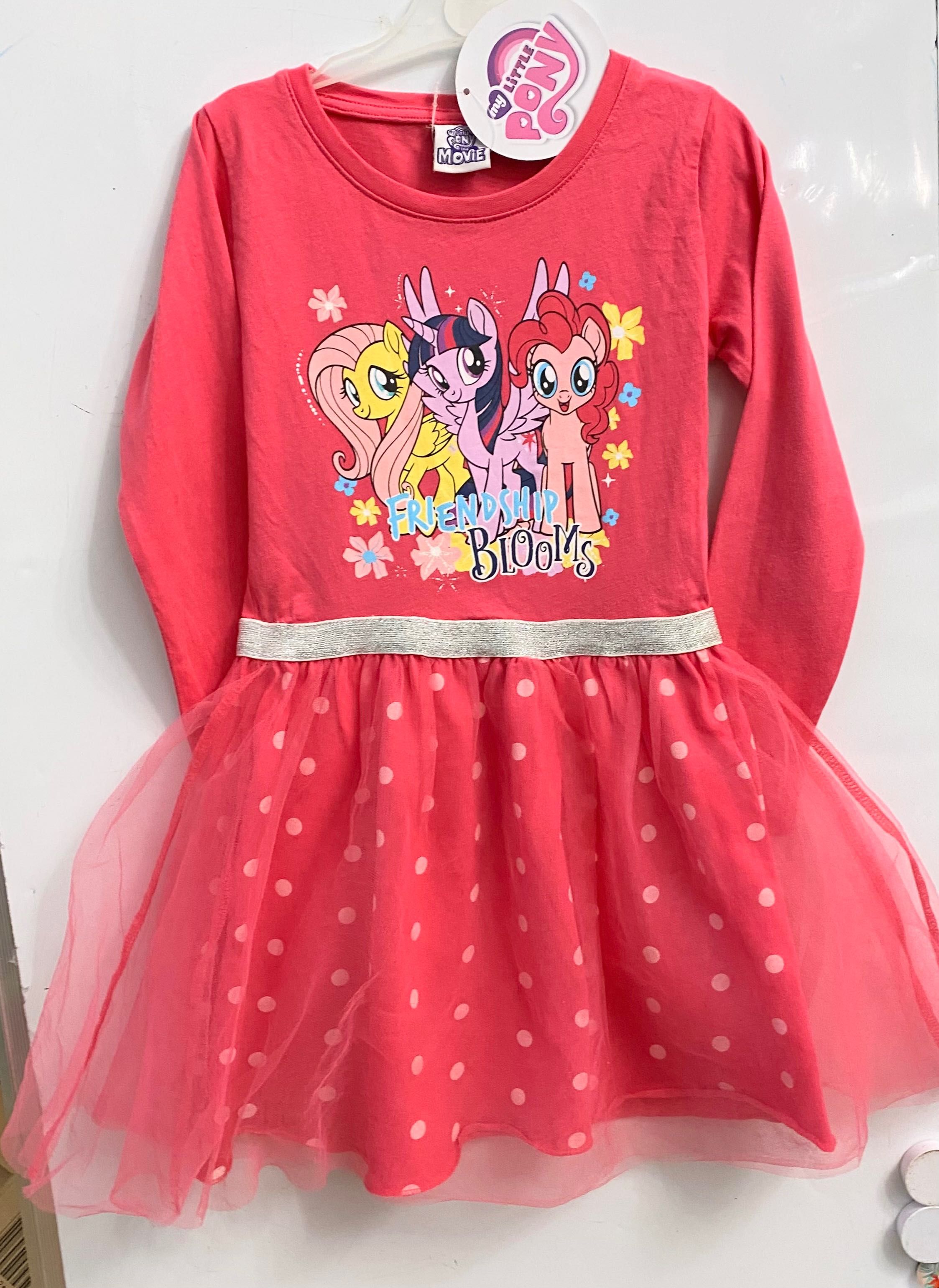 PONY, JEDNOROŻEC sukienka NOWA tiul 122/128