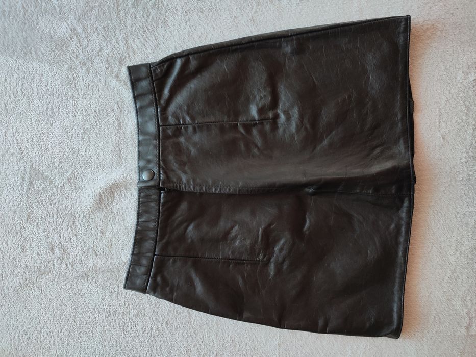 Skórzana spódniczka mini rozm.XS downtown