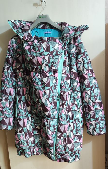 Зимова курточка для вагітних, слінгокуртка 3 в 1