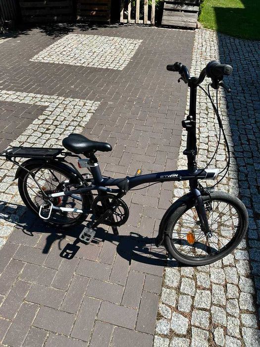 Rower składany Btwin Tilt 500 + dedykowany bagażnik