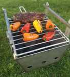 Grelhador pequeno ideal para campismo e picnic