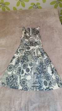 Sukienka Orsay z bawełny satynowej