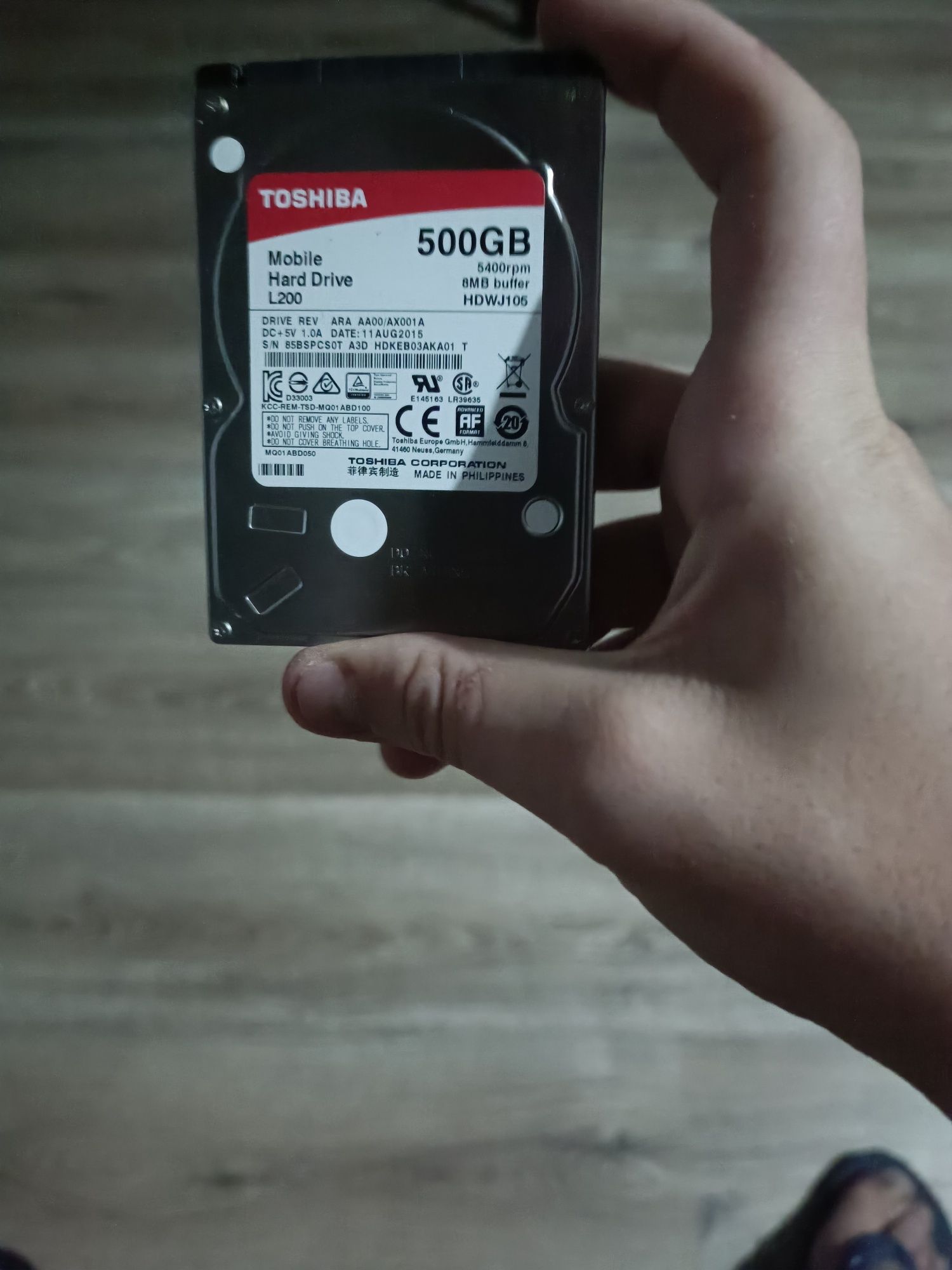 Mobile Hard drive 500GB