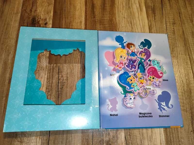 Shimmer i shine książka książeczka z figurkami układanka