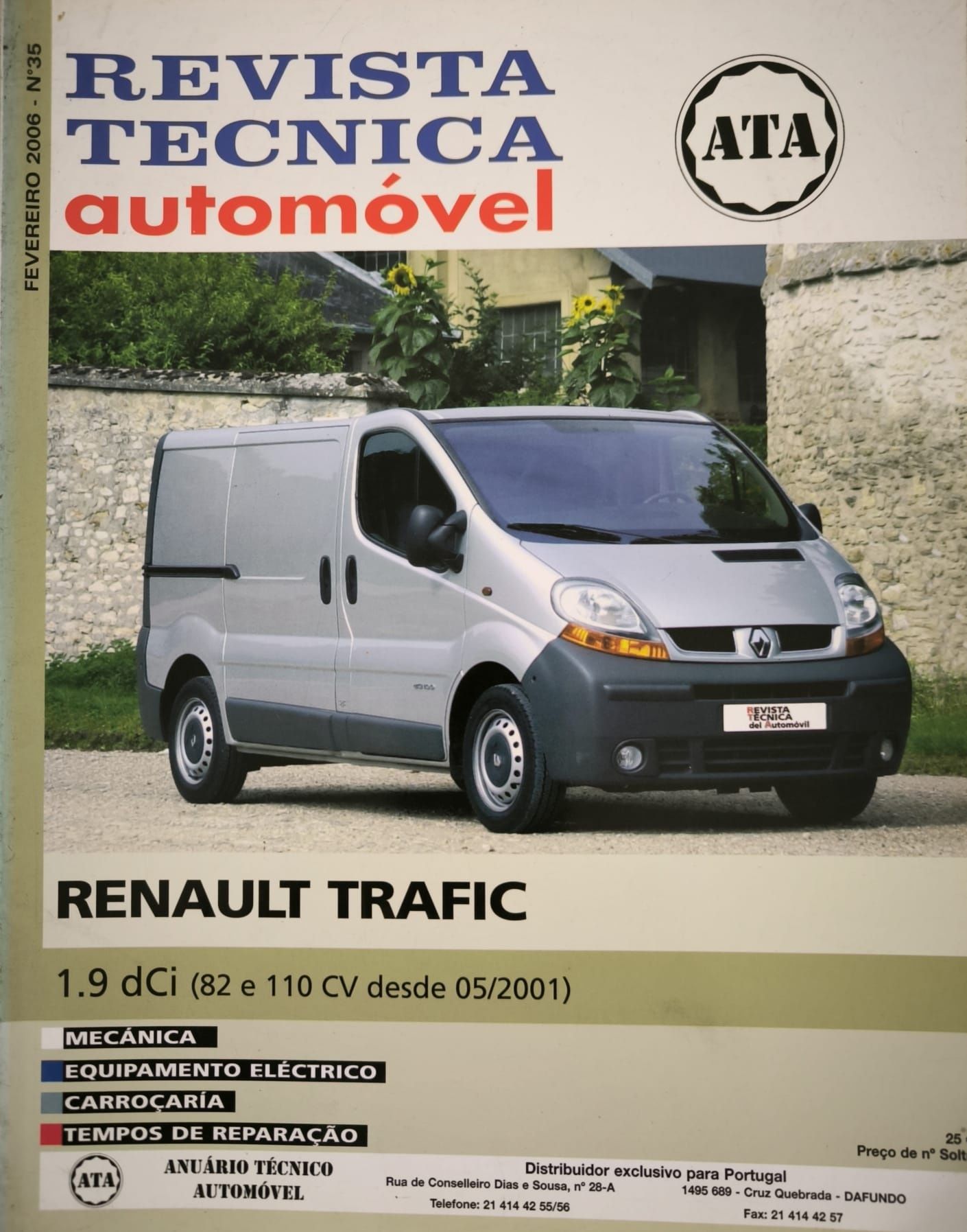 Livro Técnico Renault Traffic