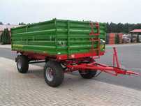 Przyczepa dwuosiowa PRONAR PT608 paletowa 8 t / 11 m³ DUŻY RABAT