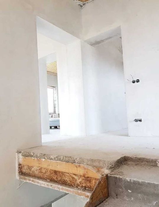 Машинна штукатурка стін та машинна стяжка підлоги, пола