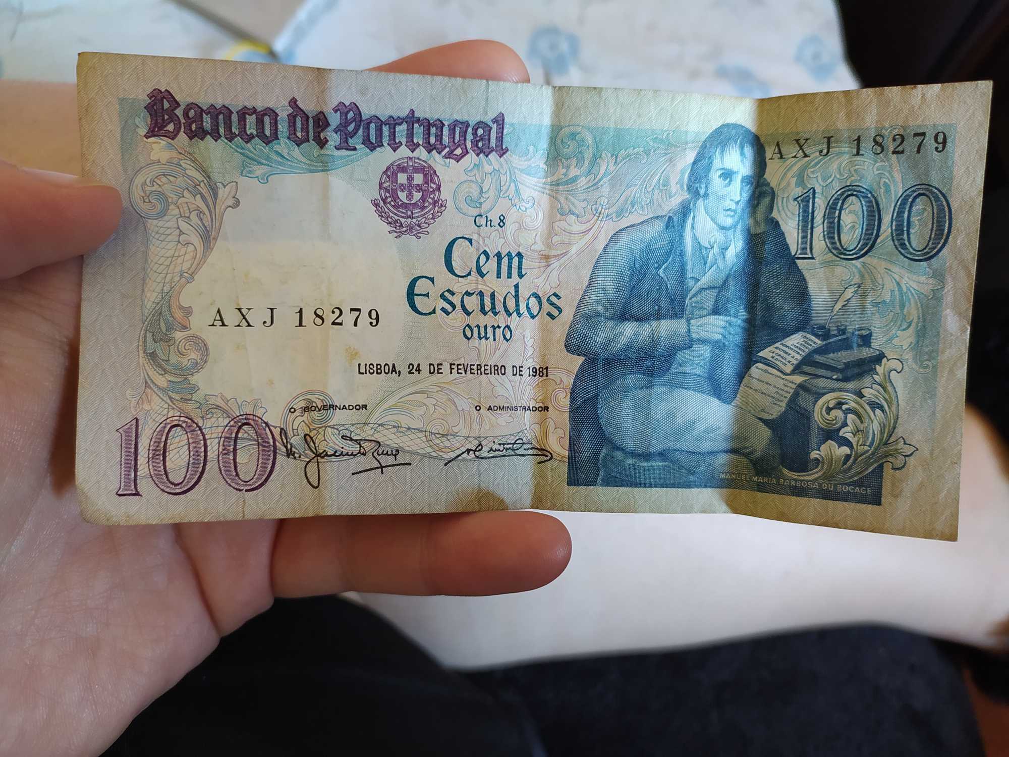 Nota 100 escudos 1981