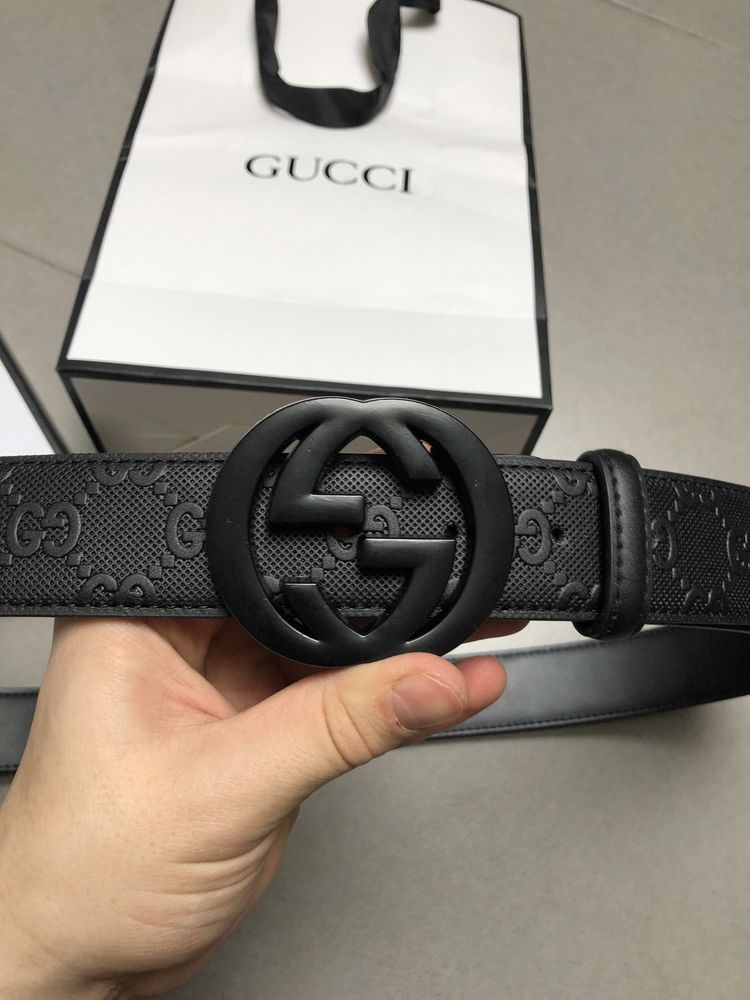 Pasek gucci black