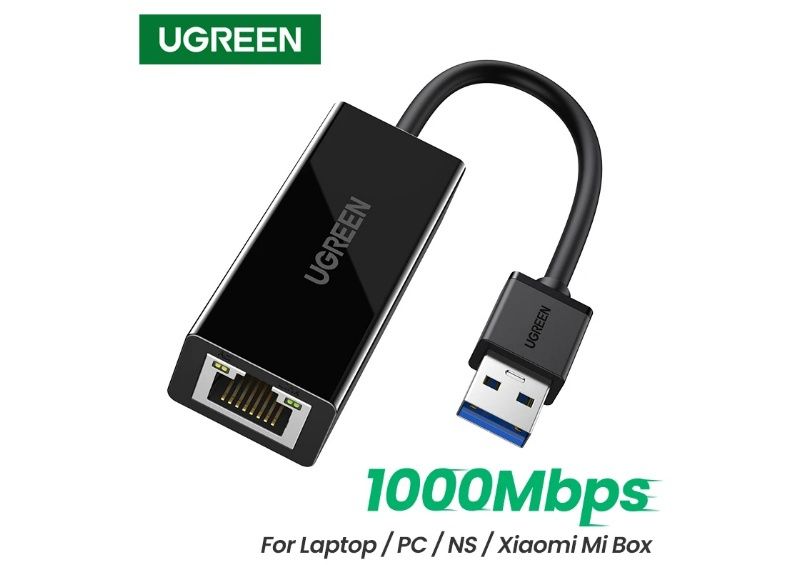 Ugreen Gigabit Ethernet adapter USB 3.0 to RJ-45  1000Mbps CR111