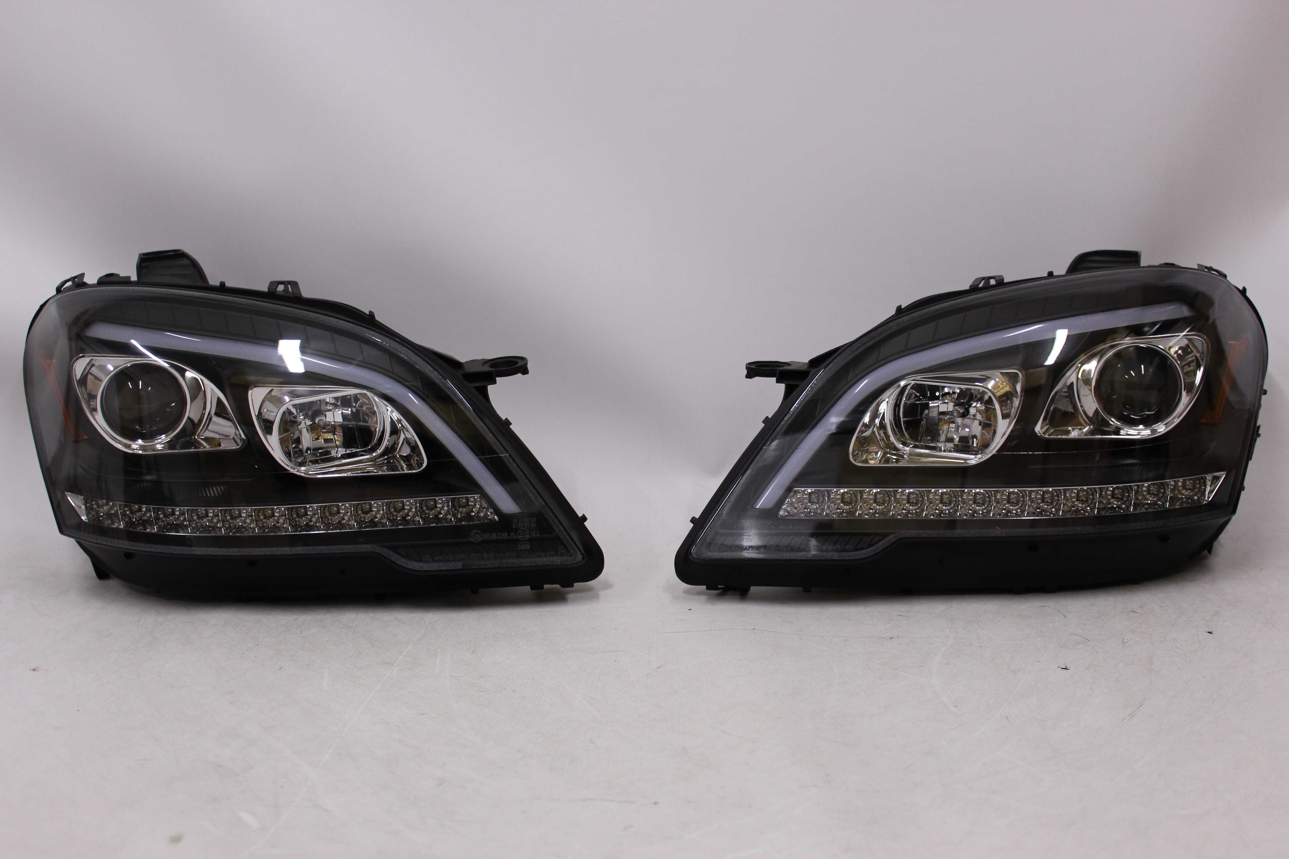 Lampy reflektory przód Mercedes W164 ML 09-11 LED BAR NEON DYNAMICZNE