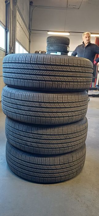 Opony letnie Hankook, demontaż z nowego auta, 255/55R19