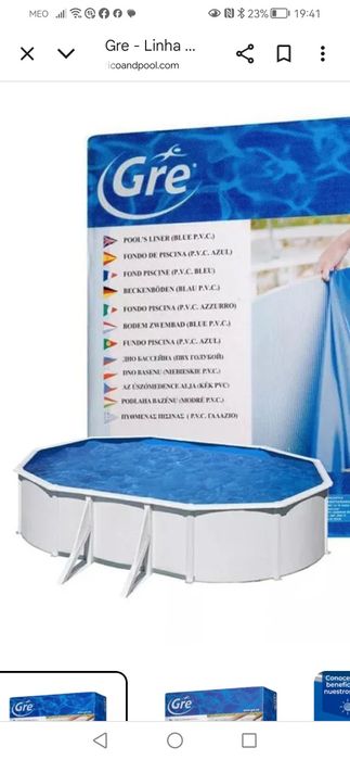 Peças de piscina GRE oval