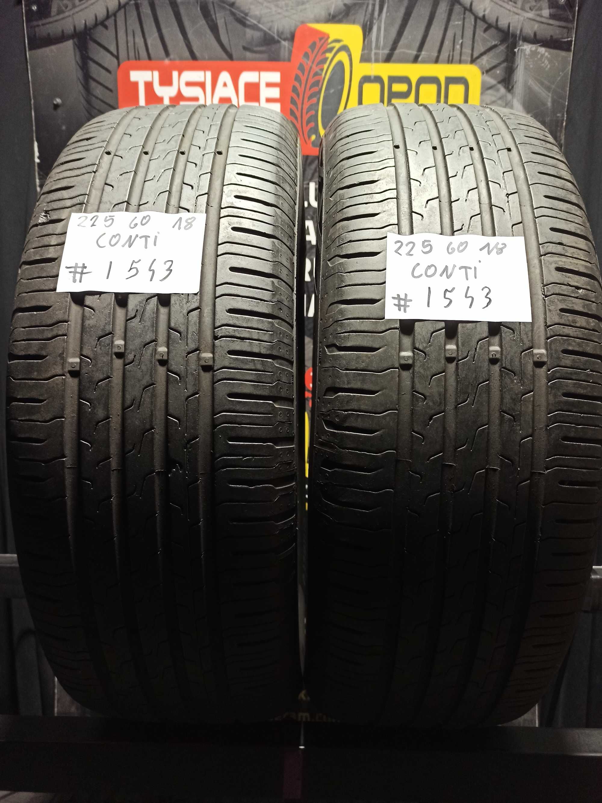 Opony Letnie 225/60/18 CONTINENTAL ECOCONTACT #1543